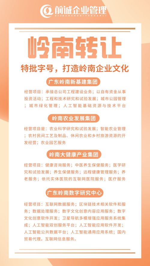廣東省嶺南企業的多元產業融合發展 新基建、農業、大健康與文化創意